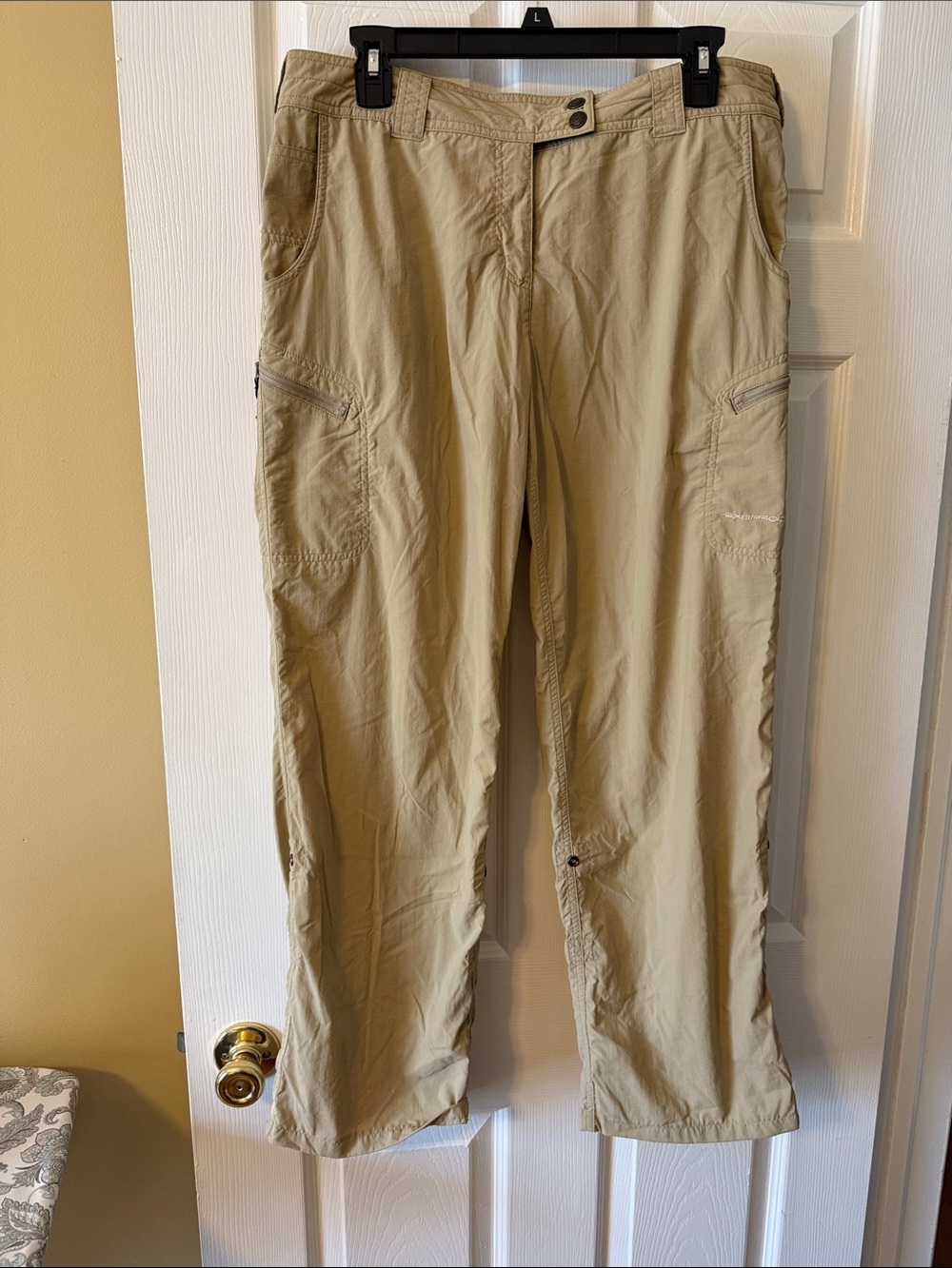 ExOfficio Women's Khaki Lightweight Cargo Joggers